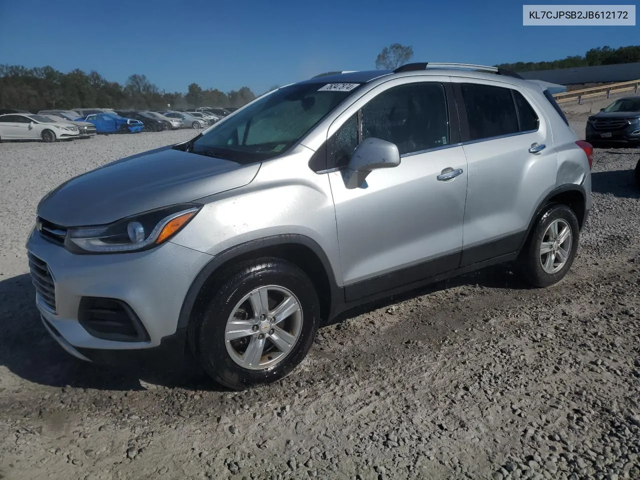 2018 Chevrolet Trax 1Lt VIN: KL7CJPSB2JB612172 Lot: 76347874