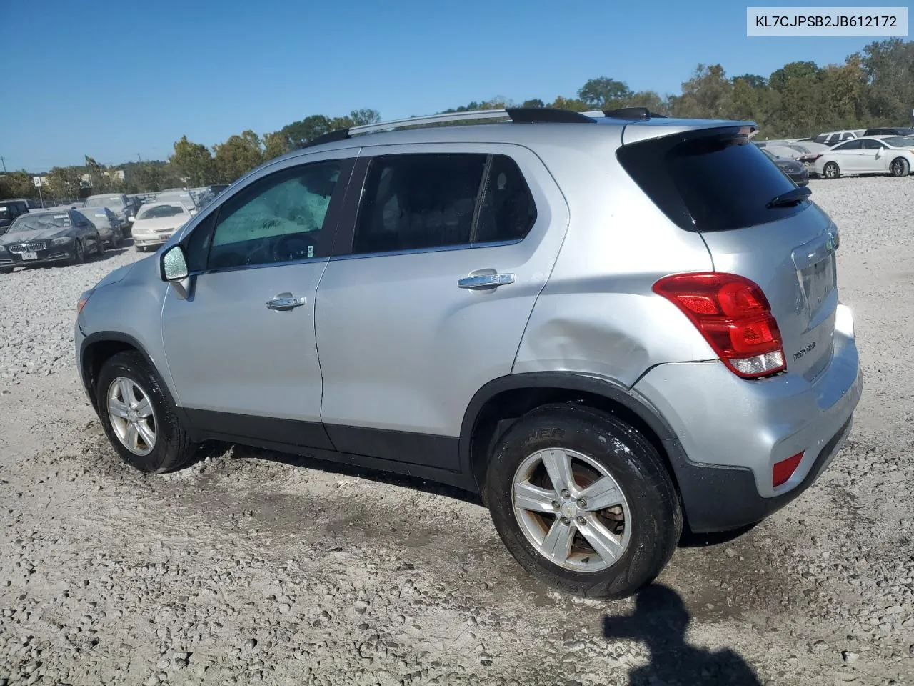 2018 Chevrolet Trax 1Lt VIN: KL7CJPSB2JB612172 Lot: 76347874