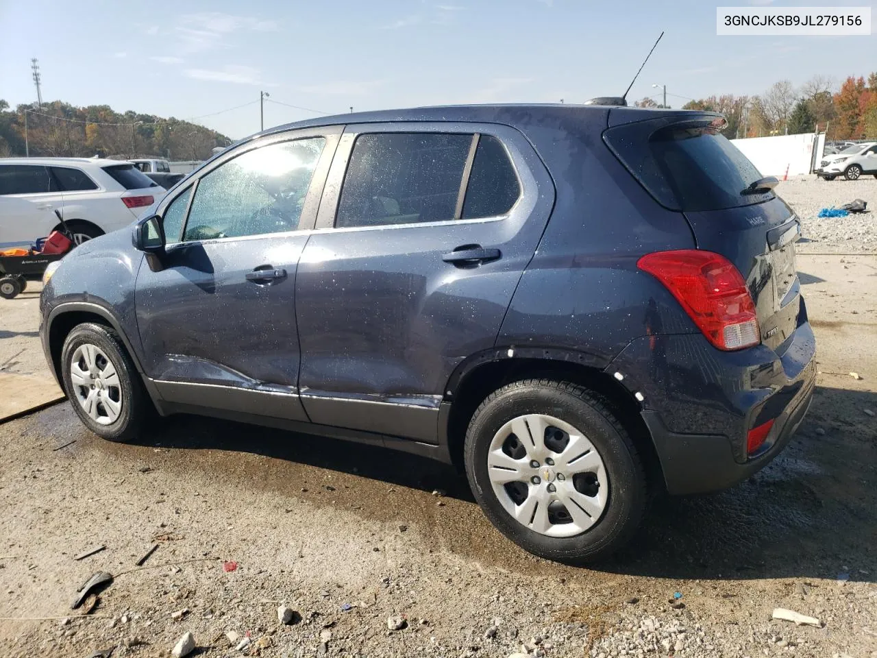 2018 Chevrolet Trax Ls VIN: 3GNCJKSB9JL279156 Lot: 76487104