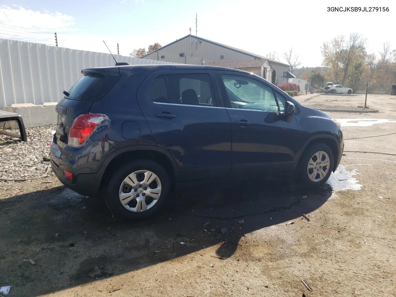 2018 Chevrolet Trax Ls VIN: 3GNCJKSB9JL279156 Lot: 76487104