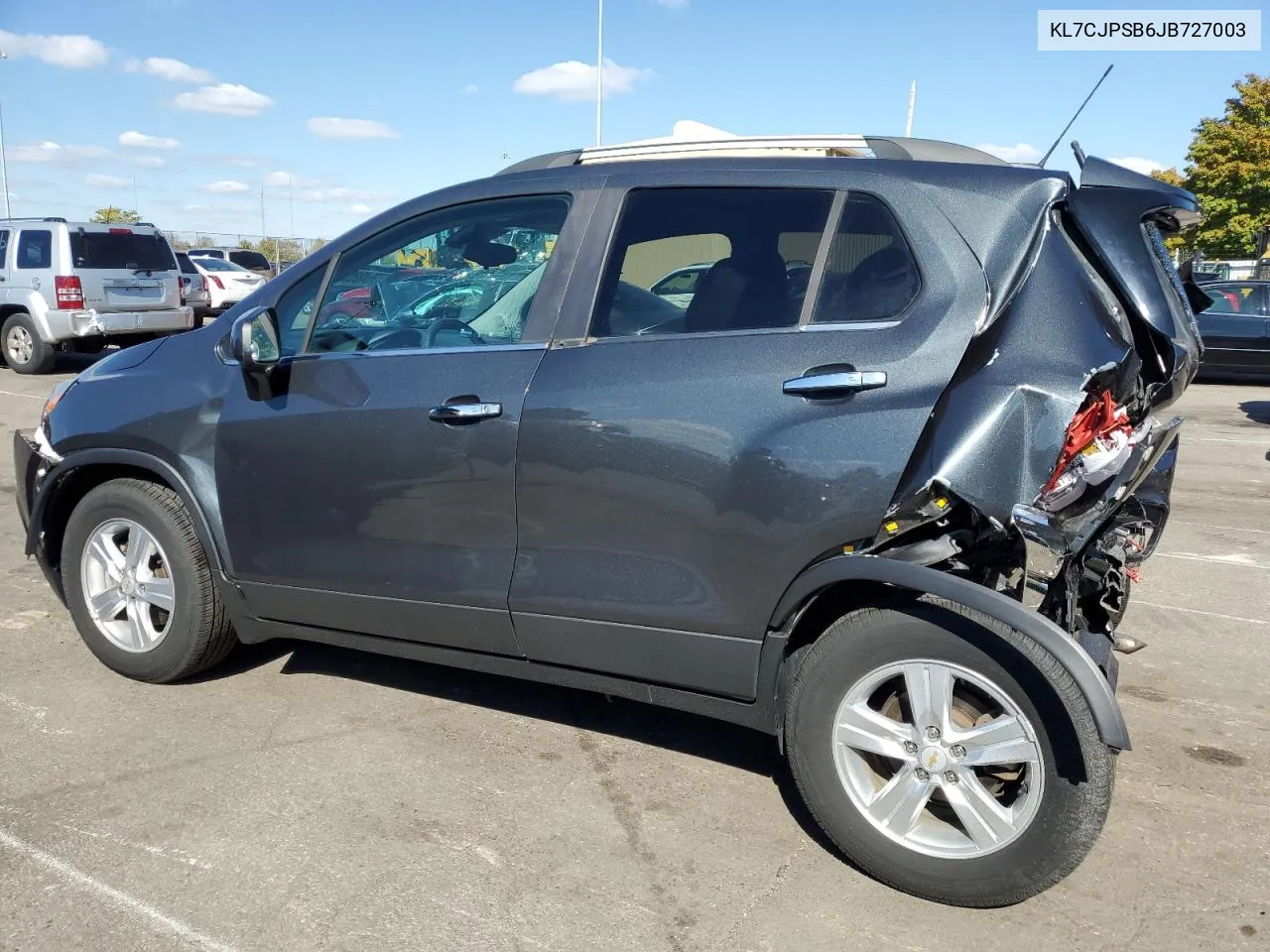 2018 Chevrolet Trax 1Lt VIN: KL7CJPSB6JB727003 Lot: 76488934