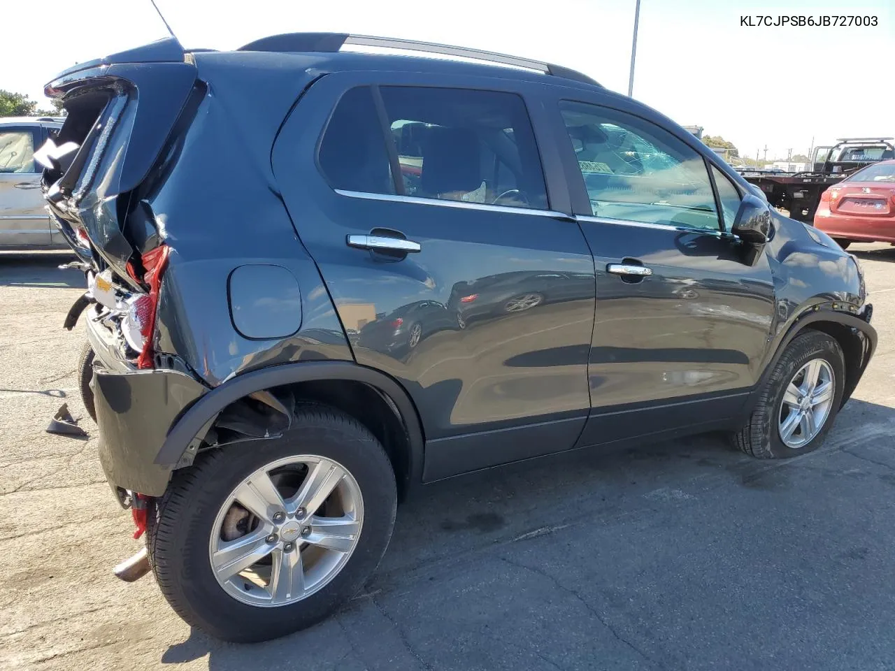 2018 Chevrolet Trax 1Lt VIN: KL7CJPSB6JB727003 Lot: 76488934