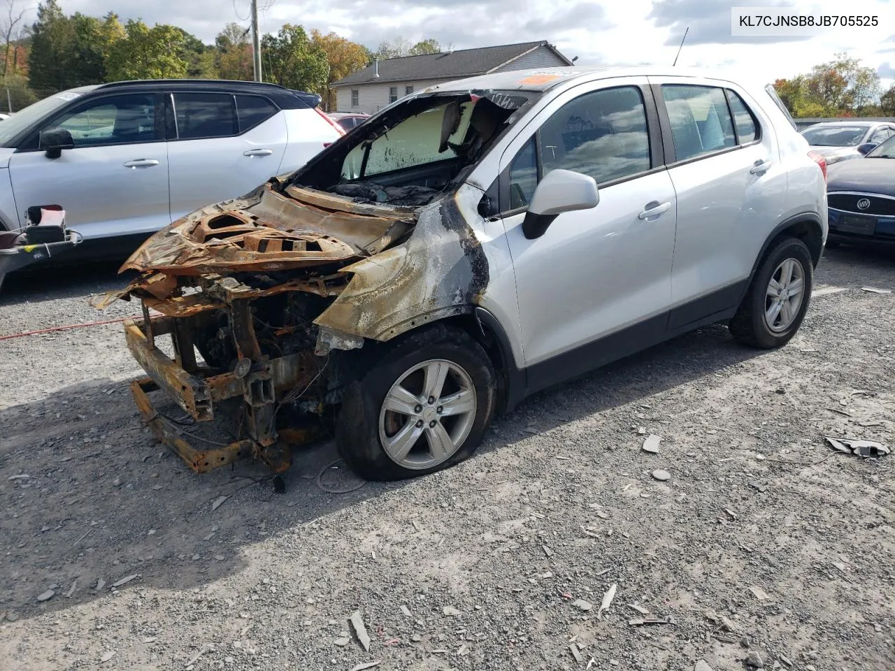 2018 Chevrolet Trax Ls VIN: KL7CJNSB8JB705525 Lot: 76515714