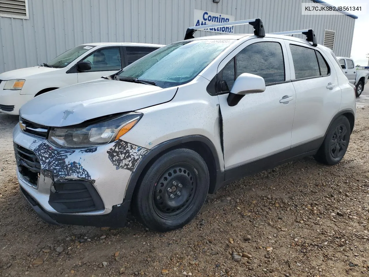 2018 Chevrolet Trax Ls VIN: KL7CJKSB2JB561341 Lot: 76846934