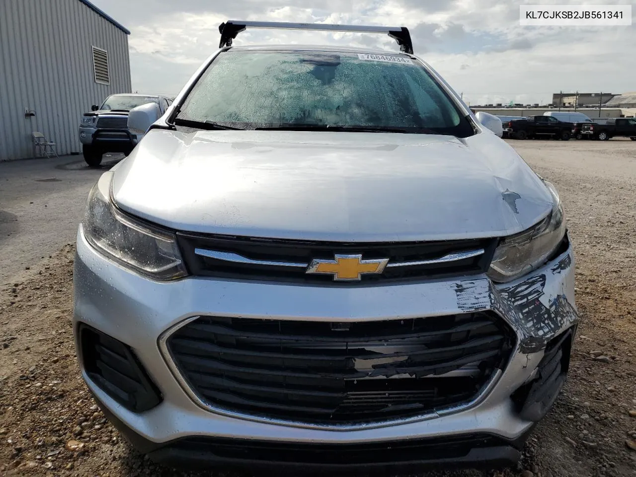 2018 Chevrolet Trax Ls VIN: KL7CJKSB2JB561341 Lot: 76846934