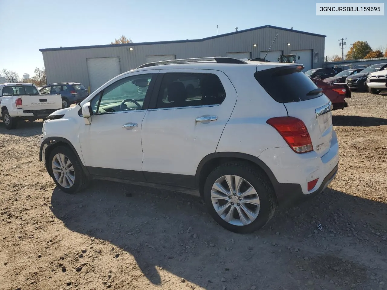 2018 Chevrolet Trax Premier VIN: 3GNCJRSB8JL159695 Lot: 76903874