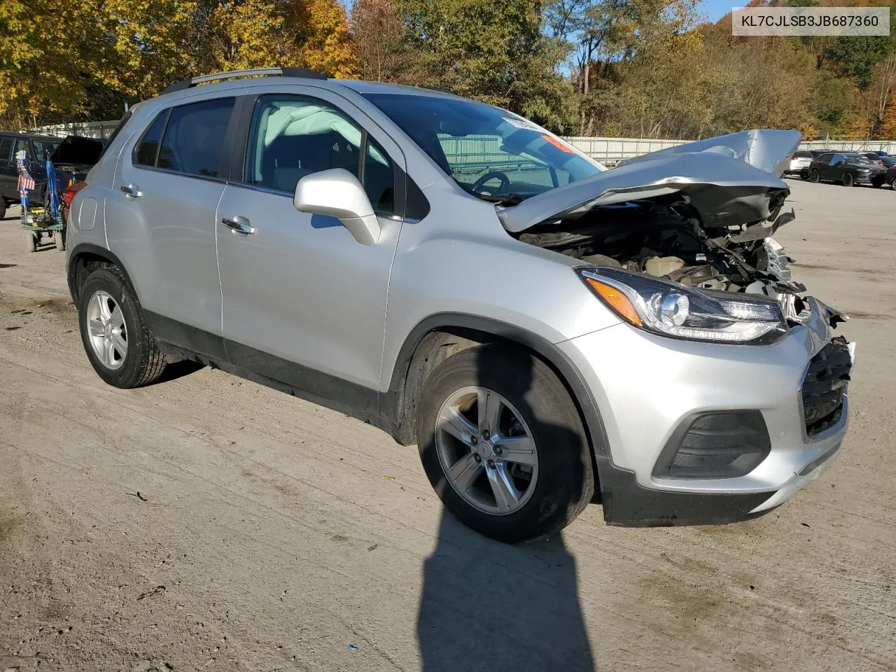 2018 Chevrolet Trax 1Lt VIN: KL7CJLSB3JB687360 Lot: 77094944