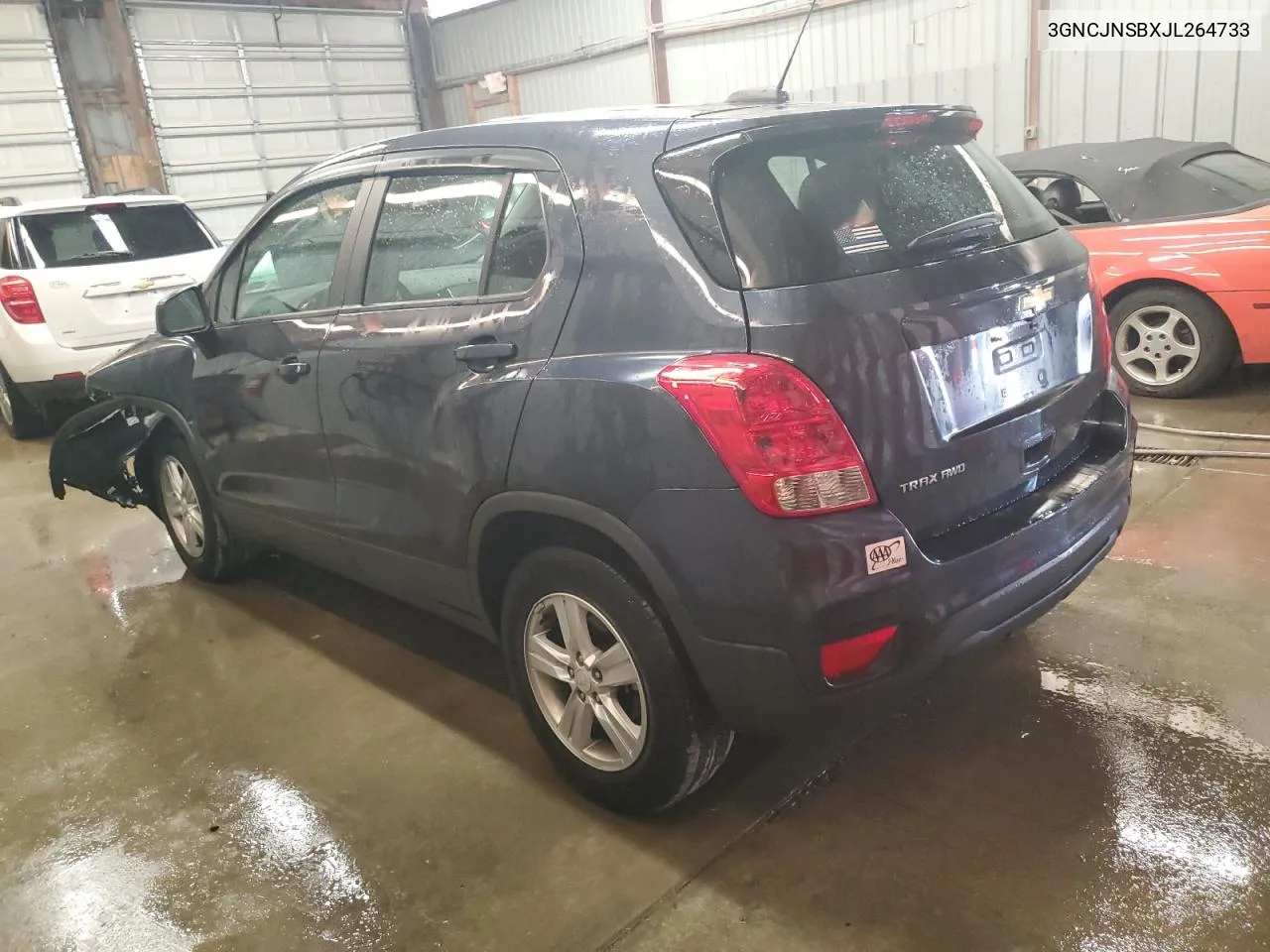 2018 Chevrolet Trax Ls VIN: 3GNCJNSBXJL264733 Lot: 77276994