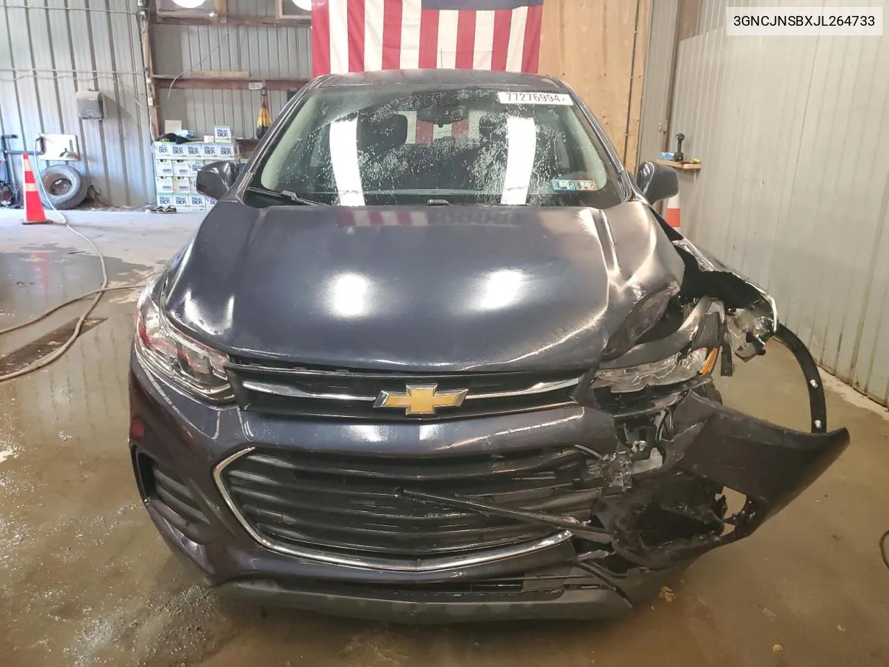 2018 Chevrolet Trax Ls VIN: 3GNCJNSBXJL264733 Lot: 77276994