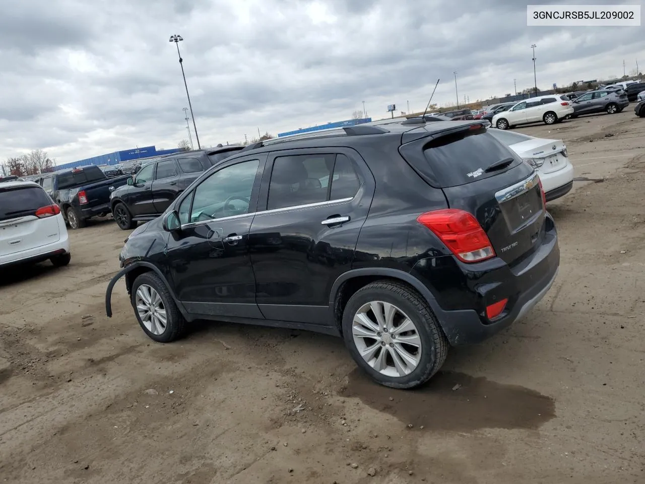 2018 Chevrolet Trax Premier VIN: 3GNCJRSB5JL209002 Lot: 77844154