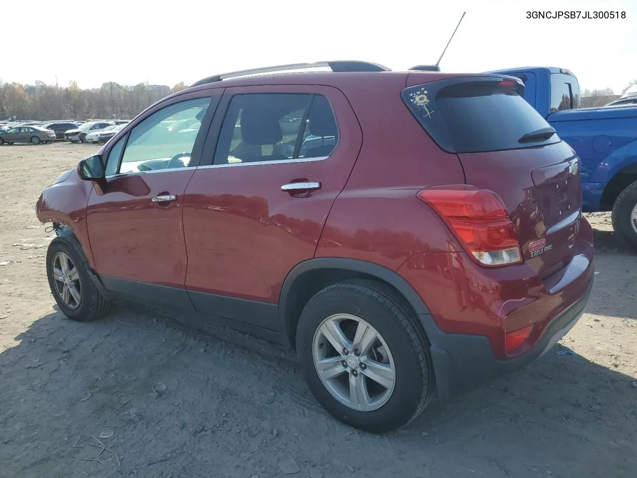 2018 Chevrolet Trax 1Lt VIN: 3GNCJPSB7JL300518 Lot: 78300694