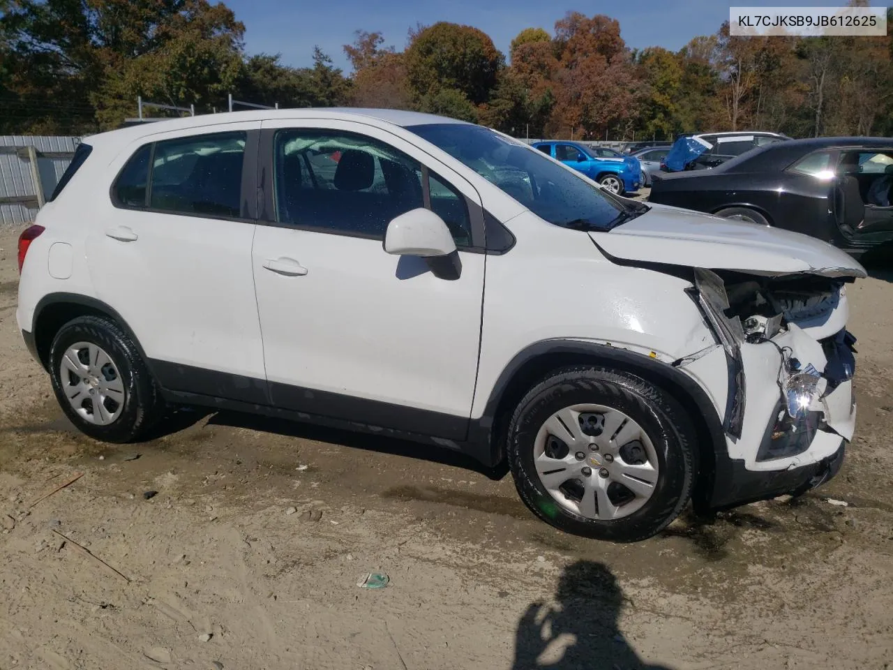 2018 Chevrolet Trax Ls VIN: KL7CJKSB9JB612625 Lot: 78316374