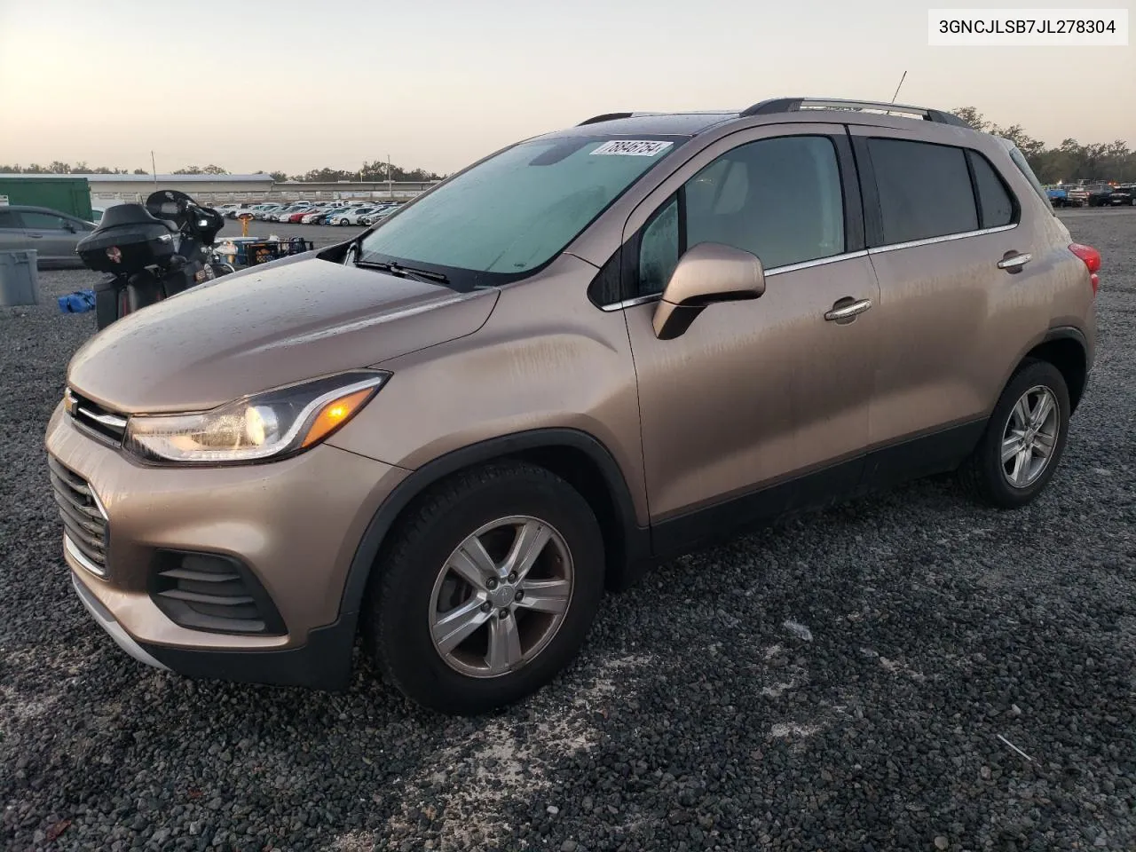 2018 Chevrolet Trax 1Lt VIN: 3GNCJLSB7JL278304 Lot: 78846754