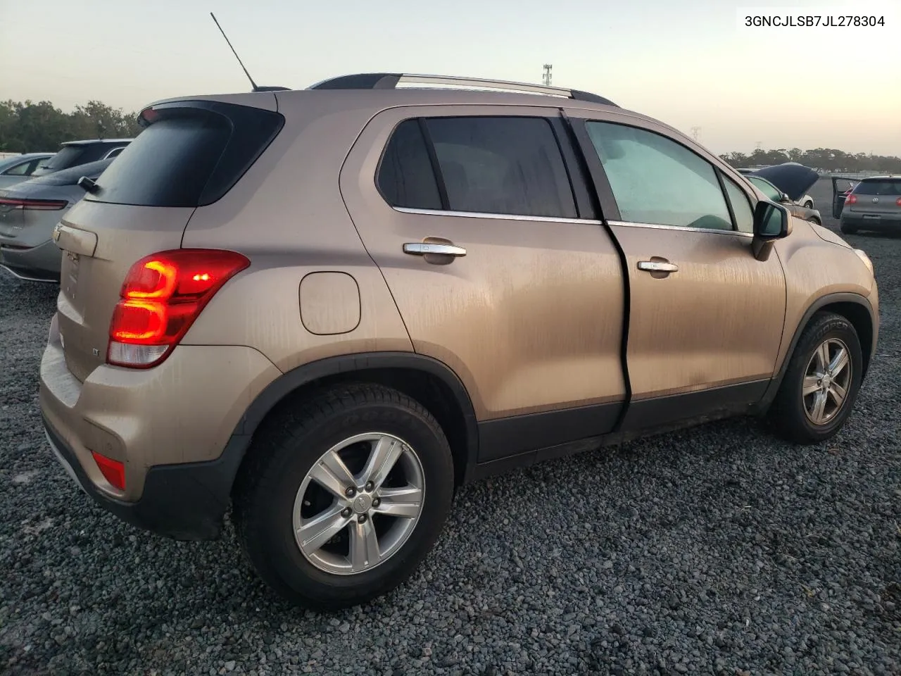 2018 Chevrolet Trax 1Lt VIN: 3GNCJLSB7JL278304 Lot: 78846754