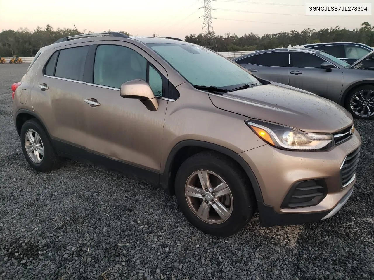 2018 Chevrolet Trax 1Lt VIN: 3GNCJLSB7JL278304 Lot: 78846754