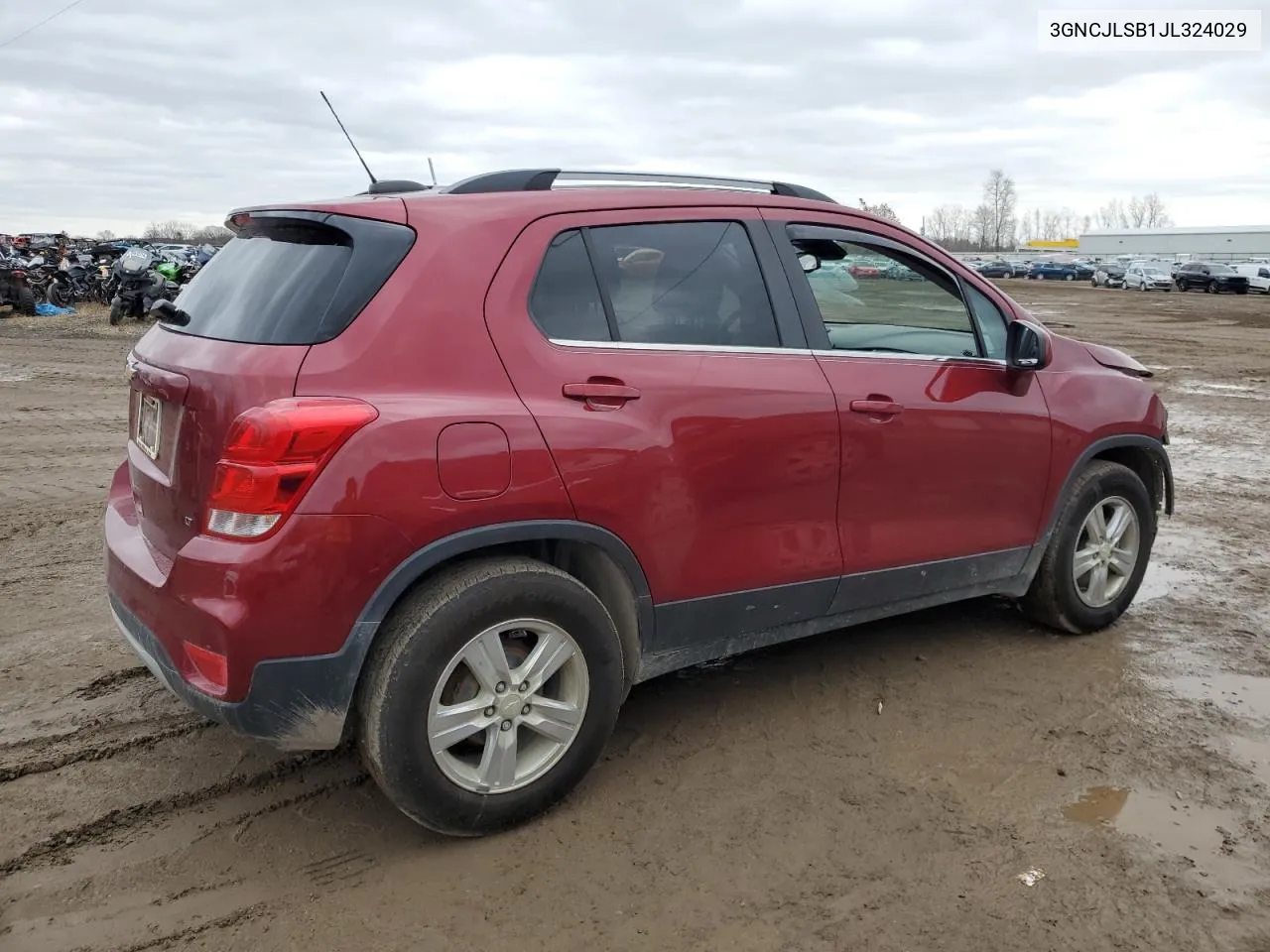 2018 Chevrolet Trax 1Lt VIN: 3GNCJLSB1JL324029 Lot: 78938014