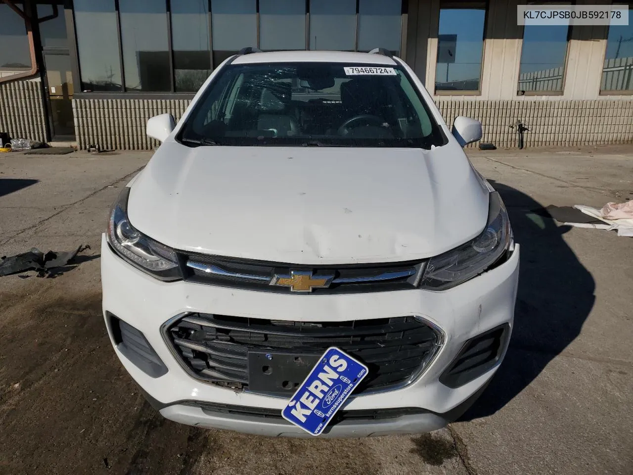 2018 Chevrolet Trax 1Lt VIN: KL7CJPSB0JB592178 Lot: 79466724