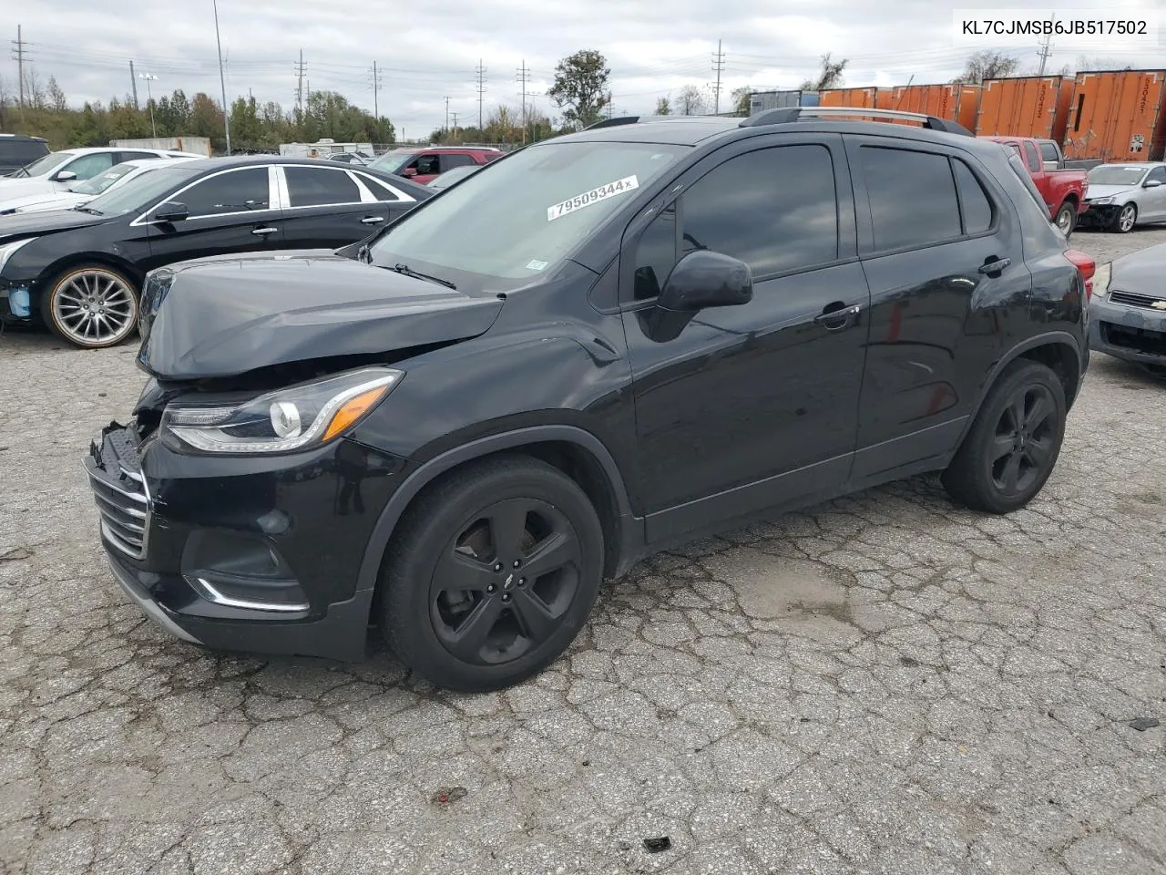 2018 Chevrolet Trax Premier VIN: KL7CJMSB6JB517502 Lot: 79509344