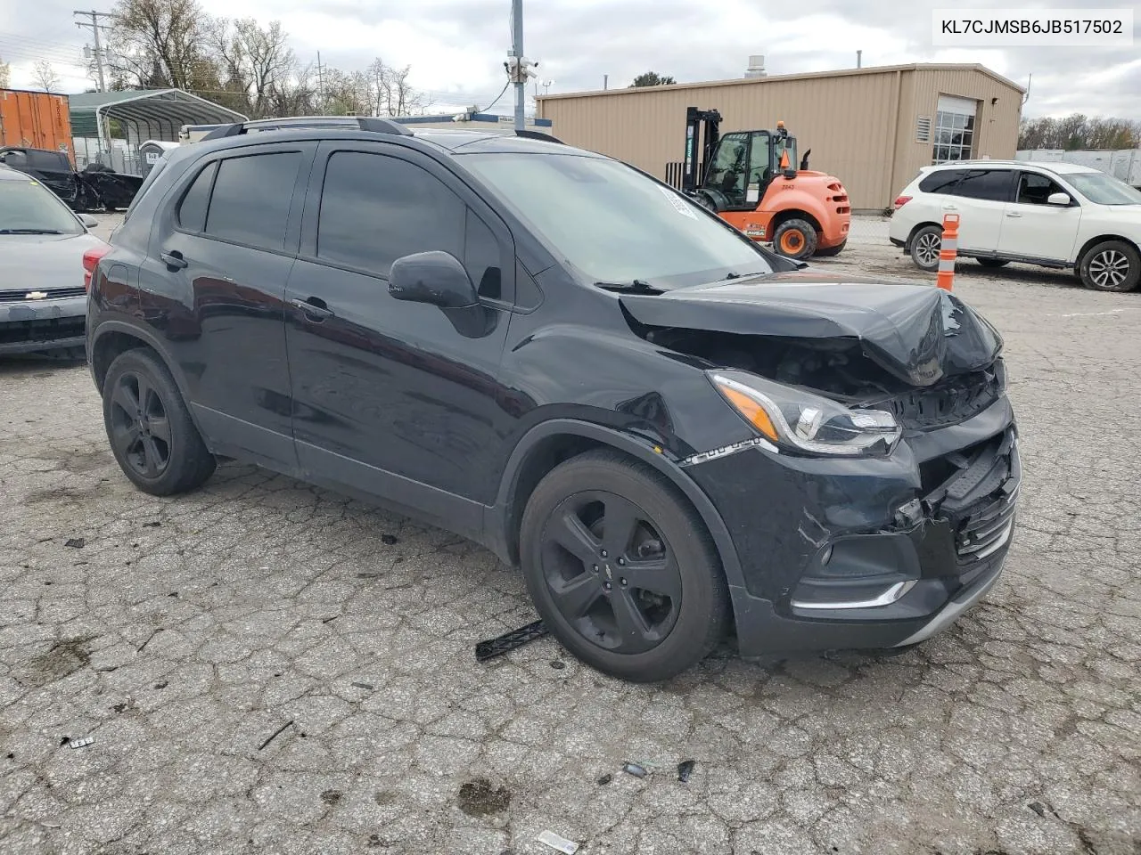 2018 Chevrolet Trax Premier VIN: KL7CJMSB6JB517502 Lot: 79509344