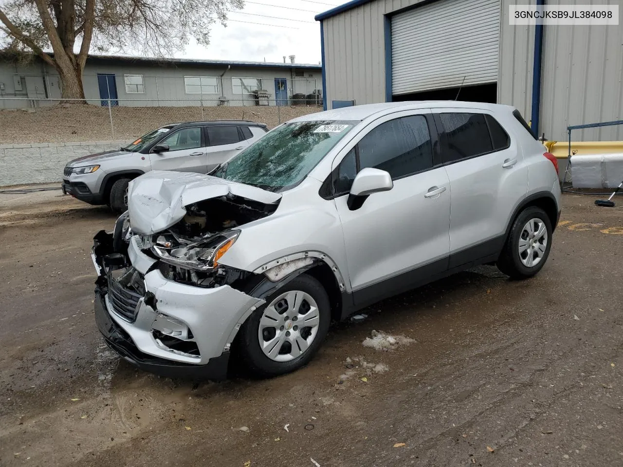 2018 Chevrolet Trax Ls VIN: 3GNCJKSB9JL384098 Lot: 79517654