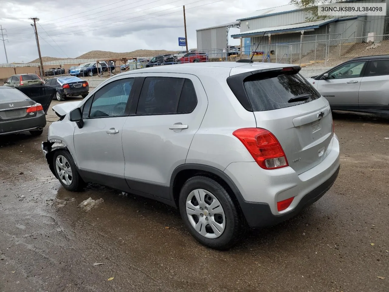 2018 Chevrolet Trax Ls VIN: 3GNCJKSB9JL384098 Lot: 79517654