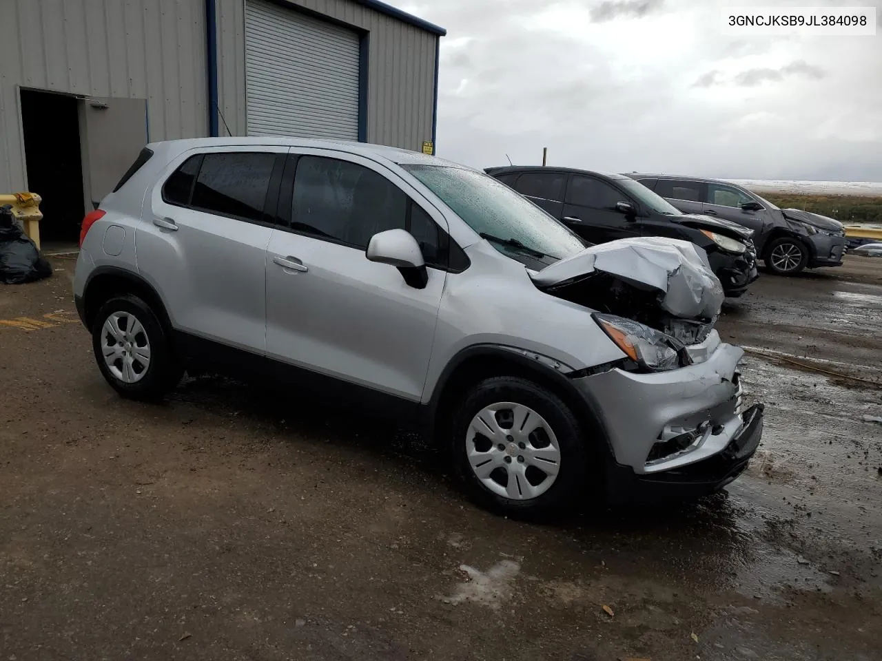 2018 Chevrolet Trax Ls VIN: 3GNCJKSB9JL384098 Lot: 79517654