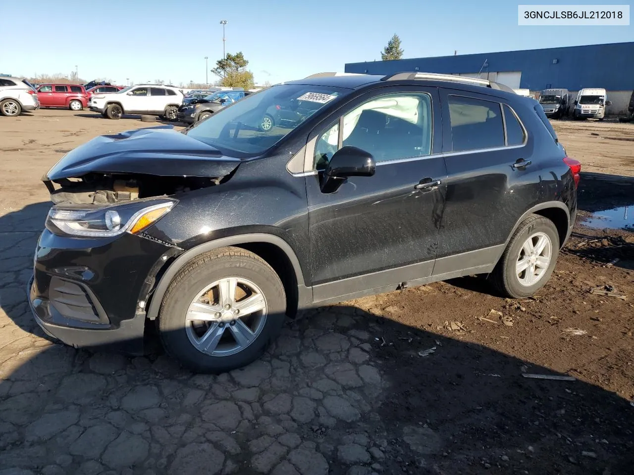 2018 Chevrolet Trax 1Lt VIN: 3GNCJLSB6JL212018 Lot: 79669564