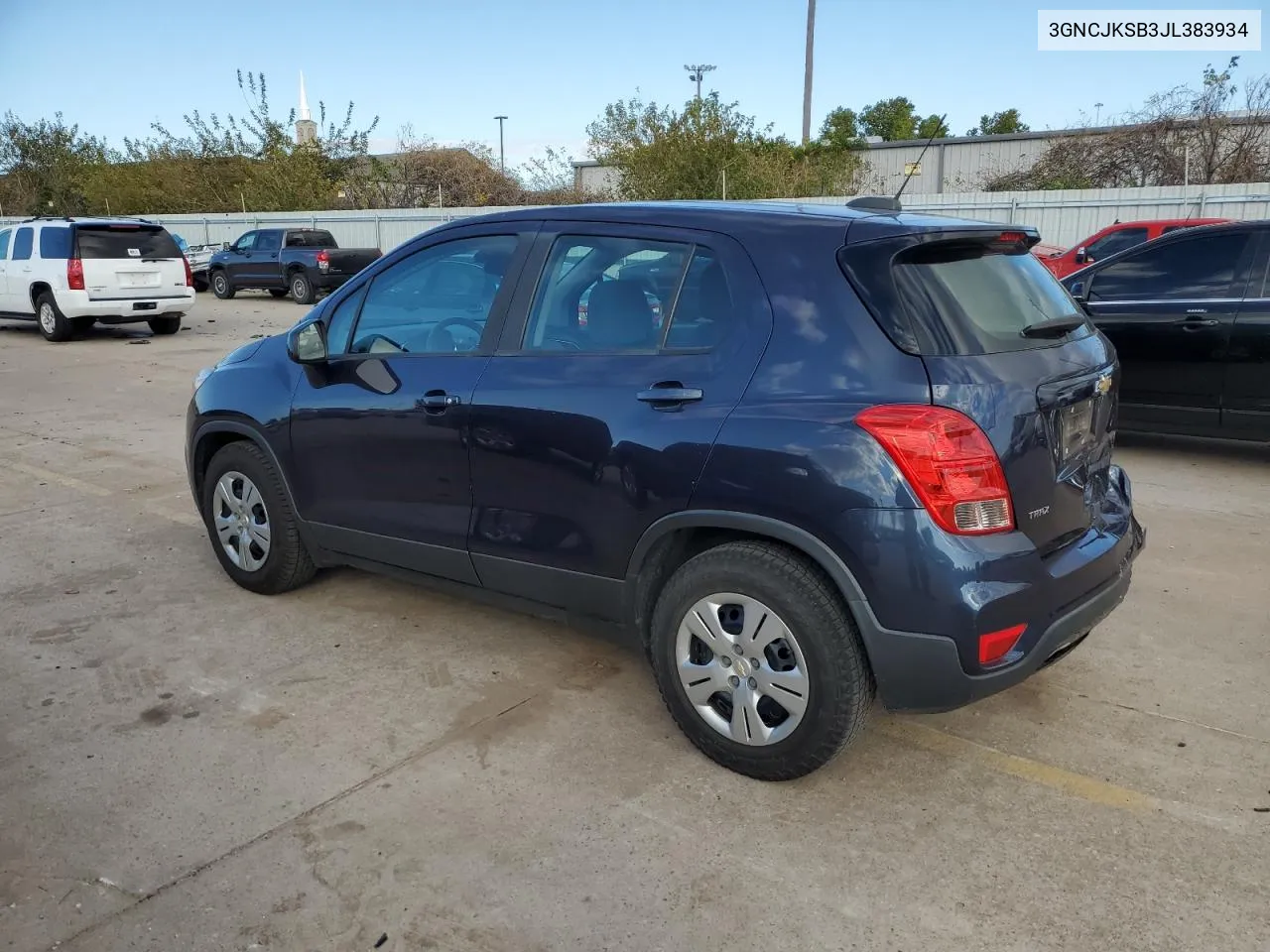 2018 Chevrolet Trax Ls VIN: 3GNCJKSB3JL383934 Lot: 79670614