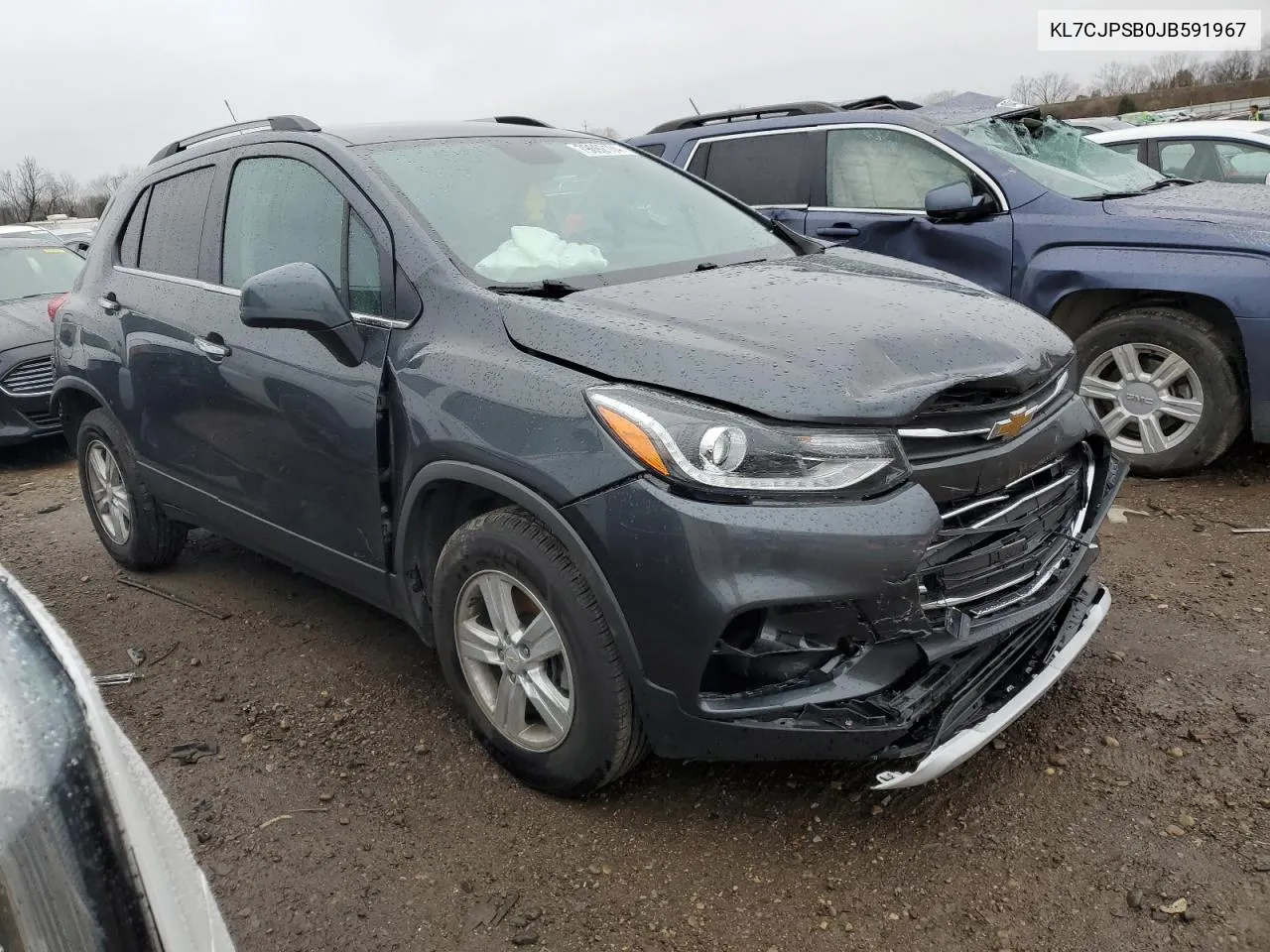 2018 Chevrolet Trax 1Lt VIN: KL7CJPSB0JB591967 Lot: 79692104