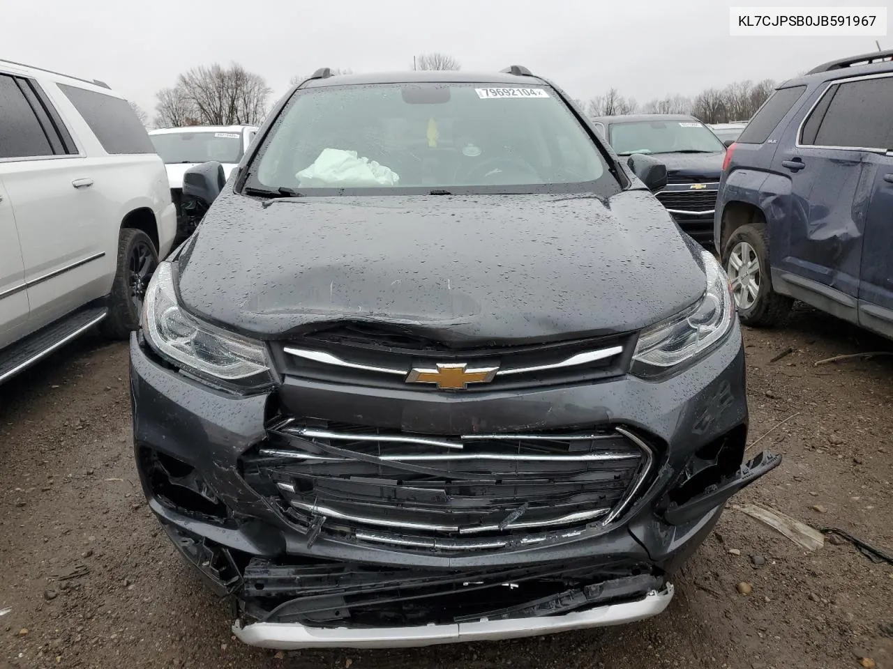 2018 Chevrolet Trax 1Lt VIN: KL7CJPSB0JB591967 Lot: 79692104