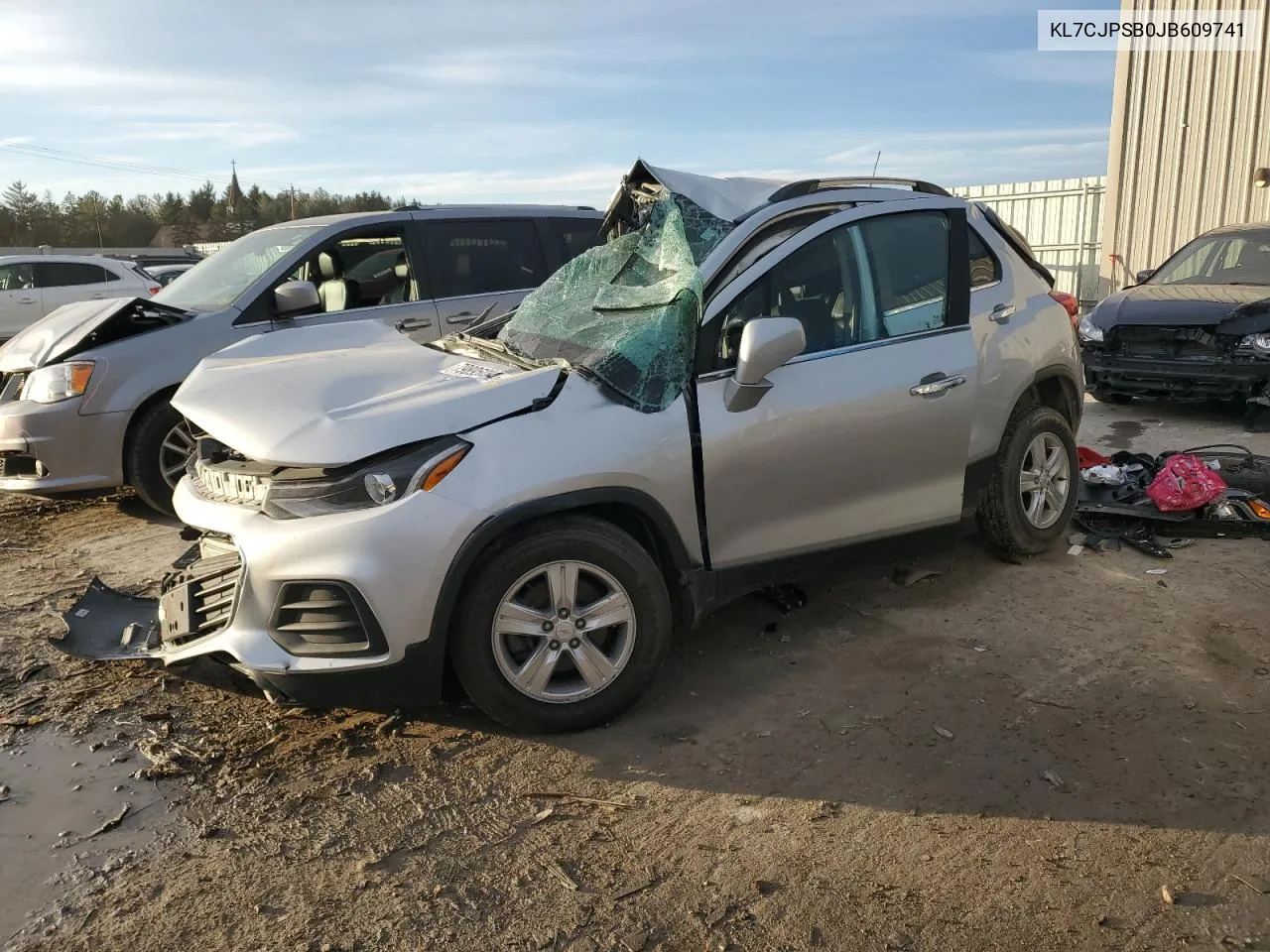 2018 Chevrolet Trax 1Lt VIN: KL7CJPSB0JB609741 Lot: 79895084