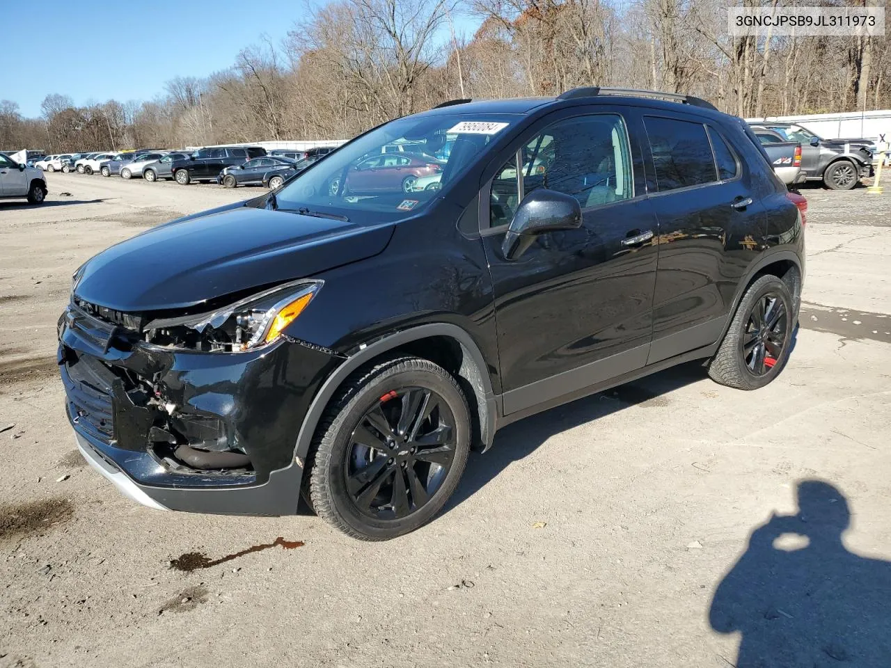 2018 Chevrolet Trax 1Lt VIN: 3GNCJPSB9JL311973 Lot: 79950084