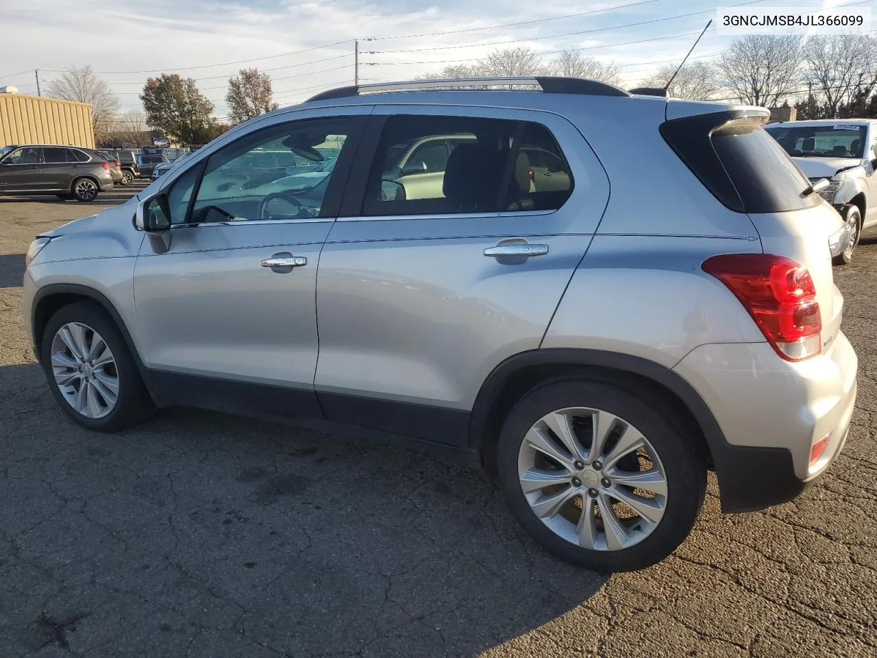 2018 Chevrolet Trax Premier VIN: 3GNCJMSB4JL366099 Lot: 79971454