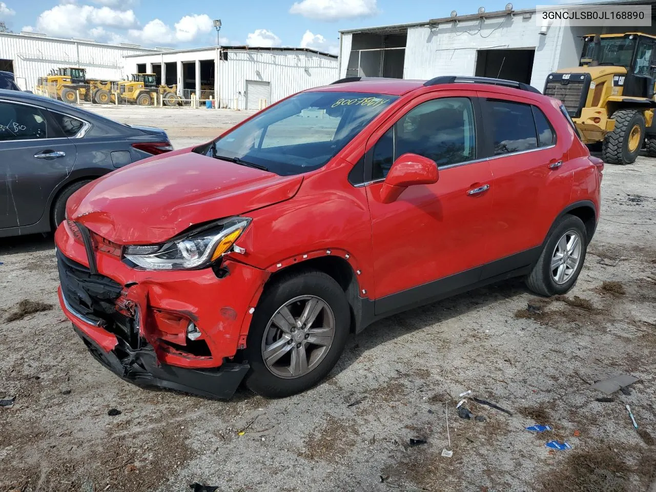 2018 Chevrolet Trax 1Lt VIN: 3GNCJLSB0JL168890 Lot: 80078614