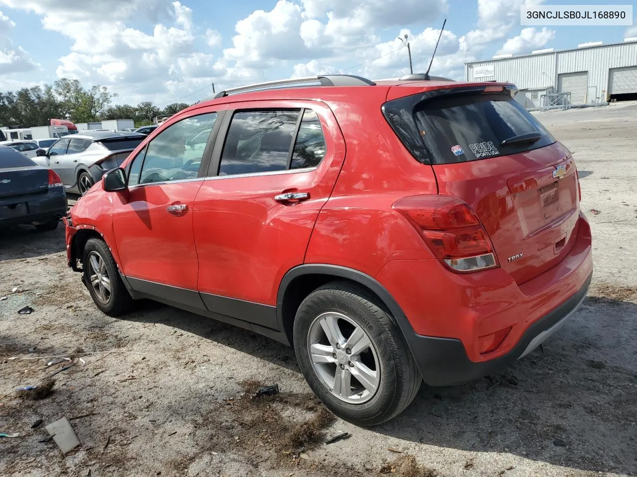 2018 Chevrolet Trax 1Lt VIN: 3GNCJLSB0JL168890 Lot: 80078614