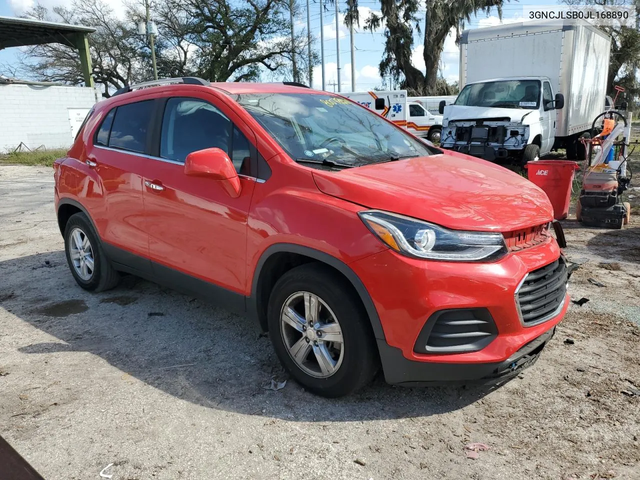 2018 Chevrolet Trax 1Lt VIN: 3GNCJLSB0JL168890 Lot: 80078614