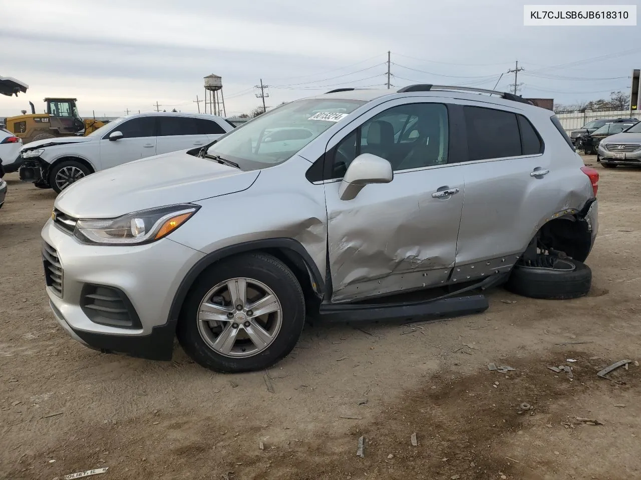 2018 Chevrolet Trax 1Lt VIN: KL7CJLSB6JB618310 Lot: 80153214