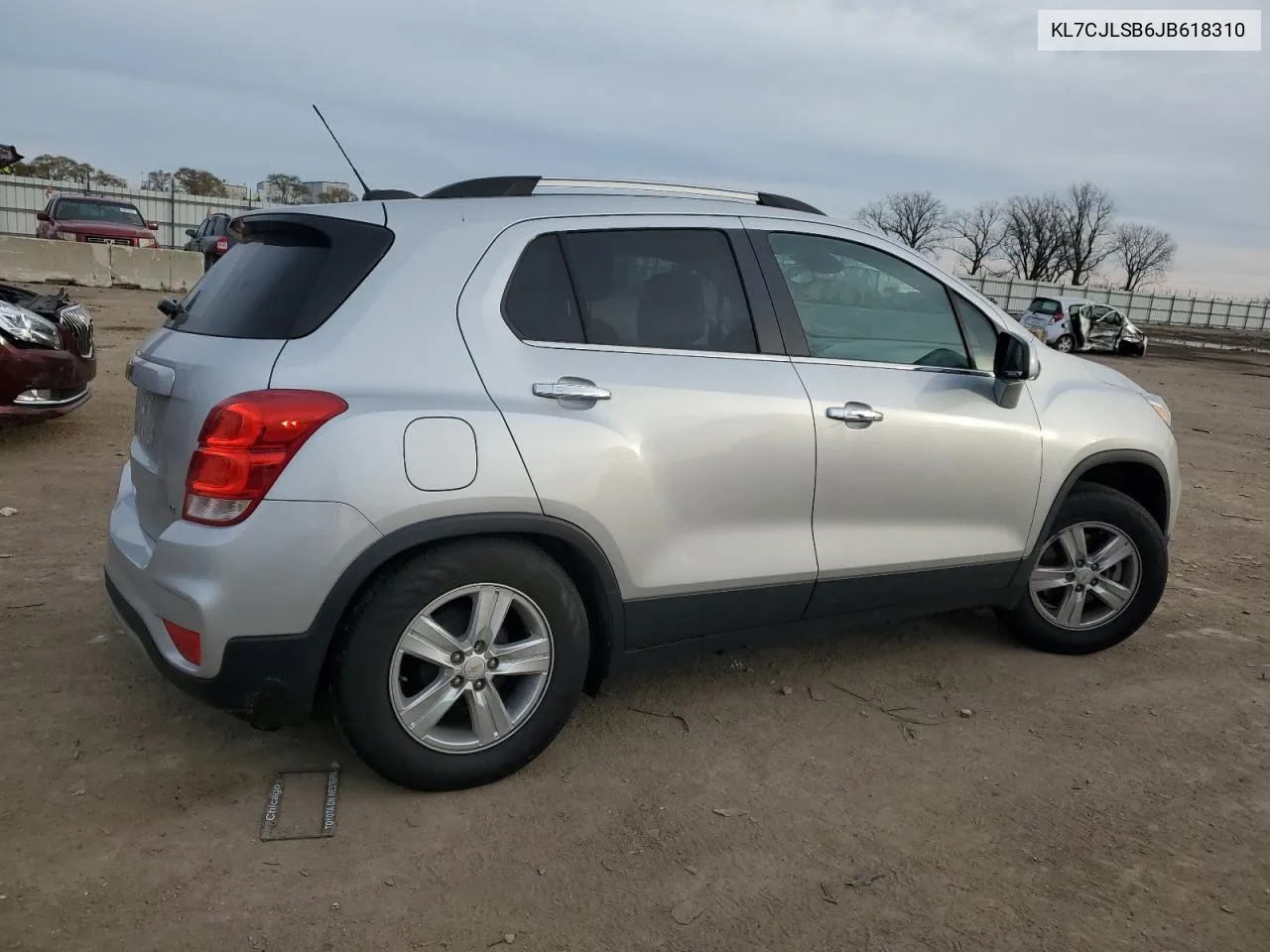 2018 Chevrolet Trax 1Lt VIN: KL7CJLSB6JB618310 Lot: 80153214