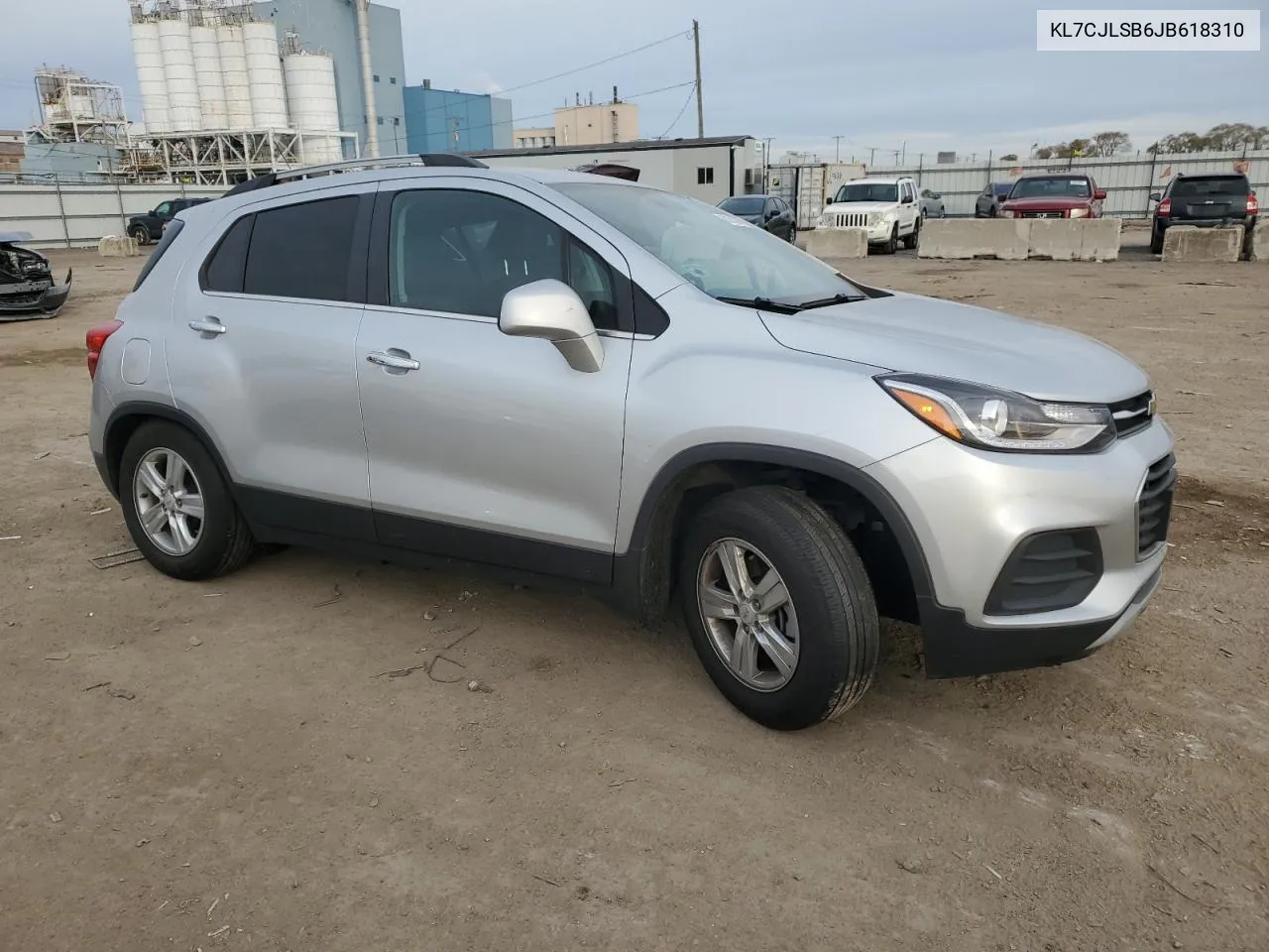 2018 Chevrolet Trax 1Lt VIN: KL7CJLSB6JB618310 Lot: 80153214