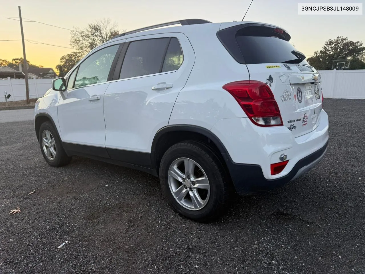 2018 Chevrolet Trax 1Lt VIN: 3GNCJPSB3JL148009 Lot: 80186254