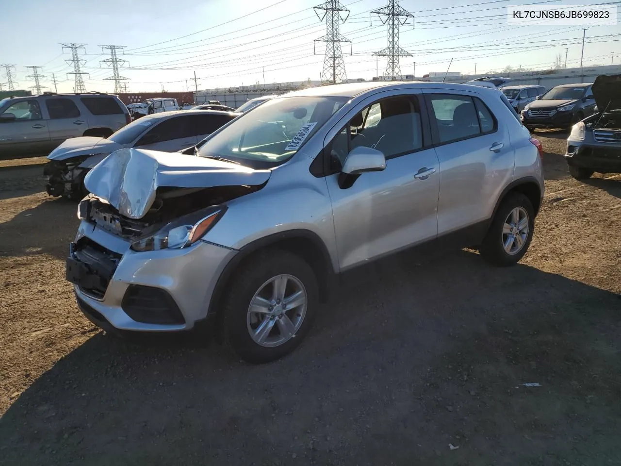 2018 Chevrolet Trax Ls VIN: KL7CJNSB6JB699823 Lot: 80366684