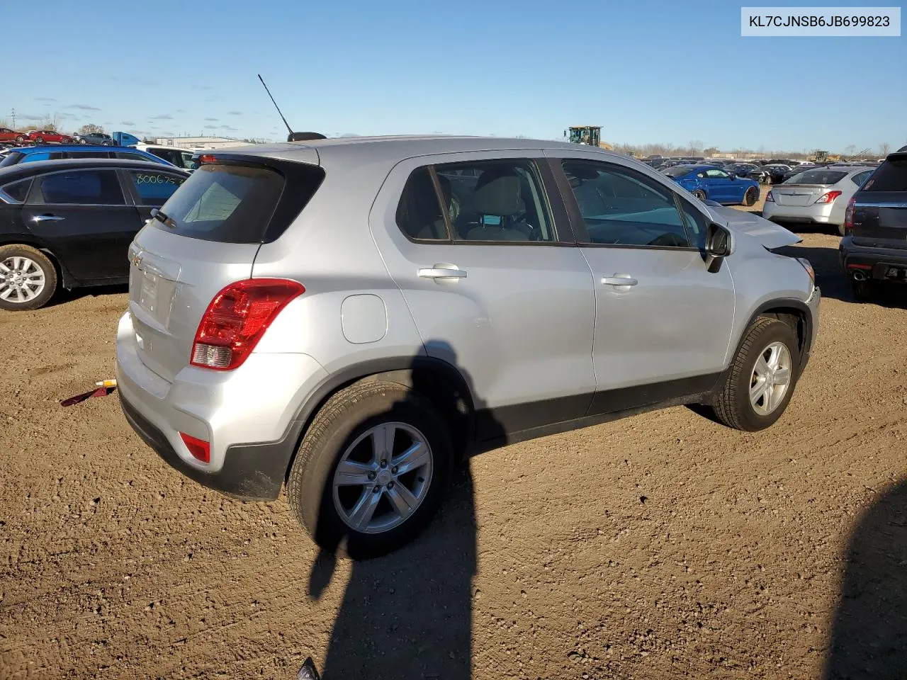 2018 Chevrolet Trax Ls VIN: KL7CJNSB6JB699823 Lot: 80366684