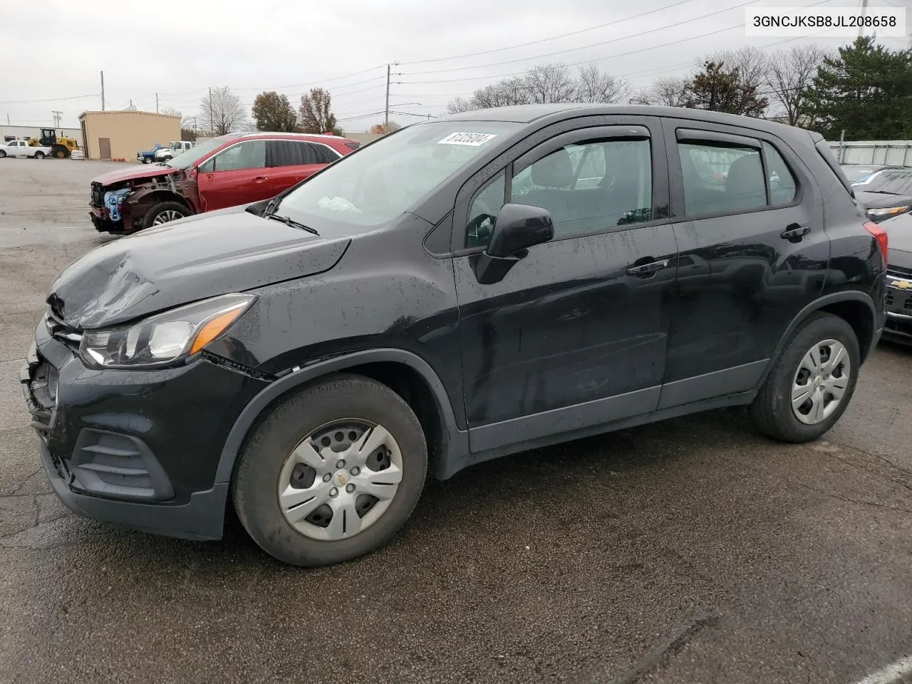 2018 Chevrolet Trax Ls VIN: 3GNCJKSB8JL208658 Lot: 81325004