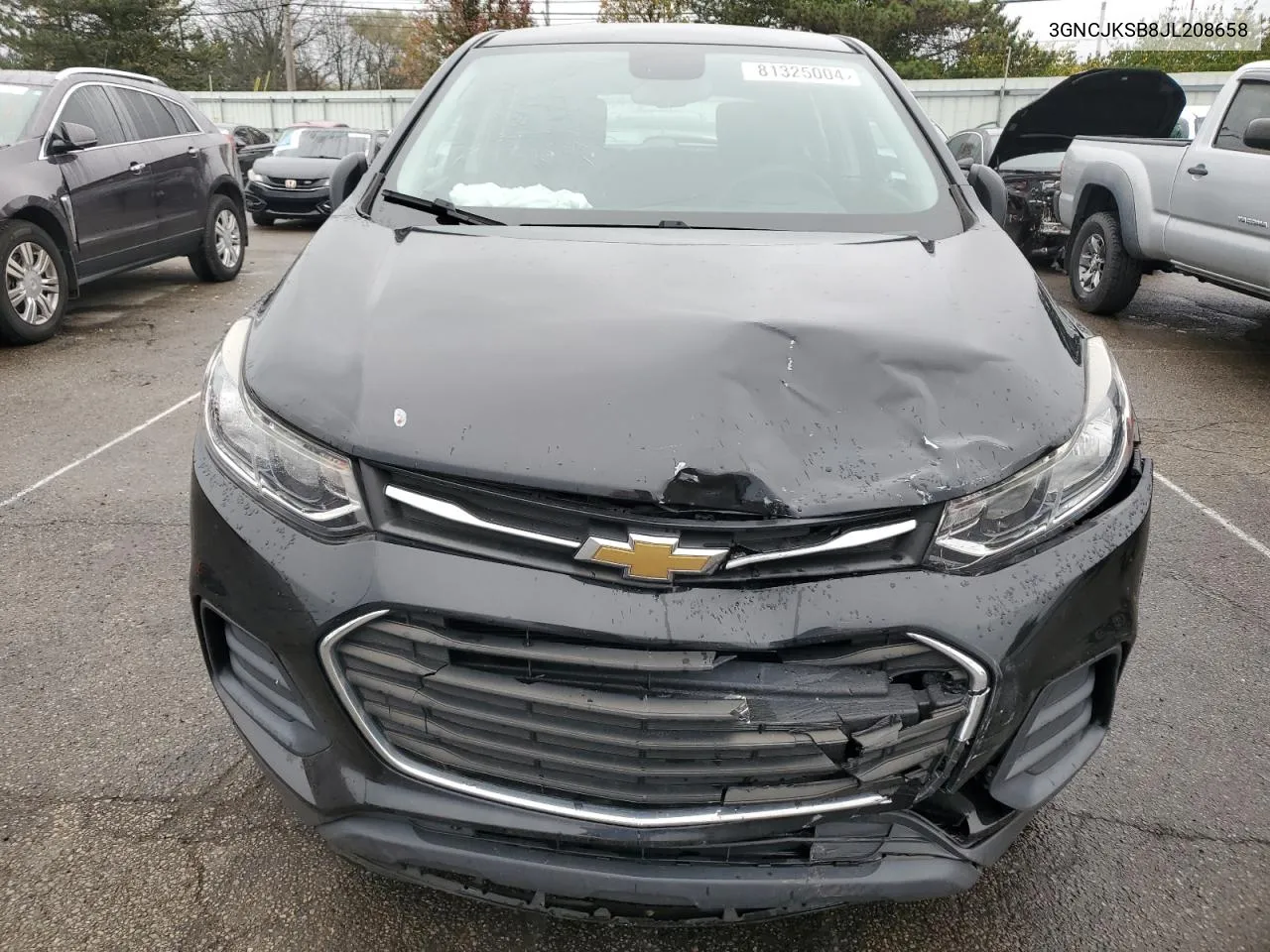 2018 Chevrolet Trax Ls VIN: 3GNCJKSB8JL208658 Lot: 81325004