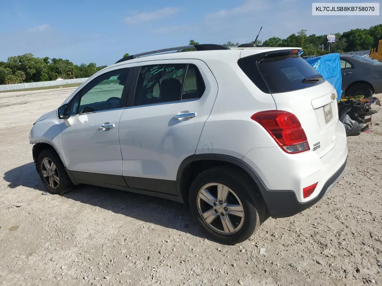 KL7CJLSB8KB758070 2019 Chevrolet Trax 1Lt