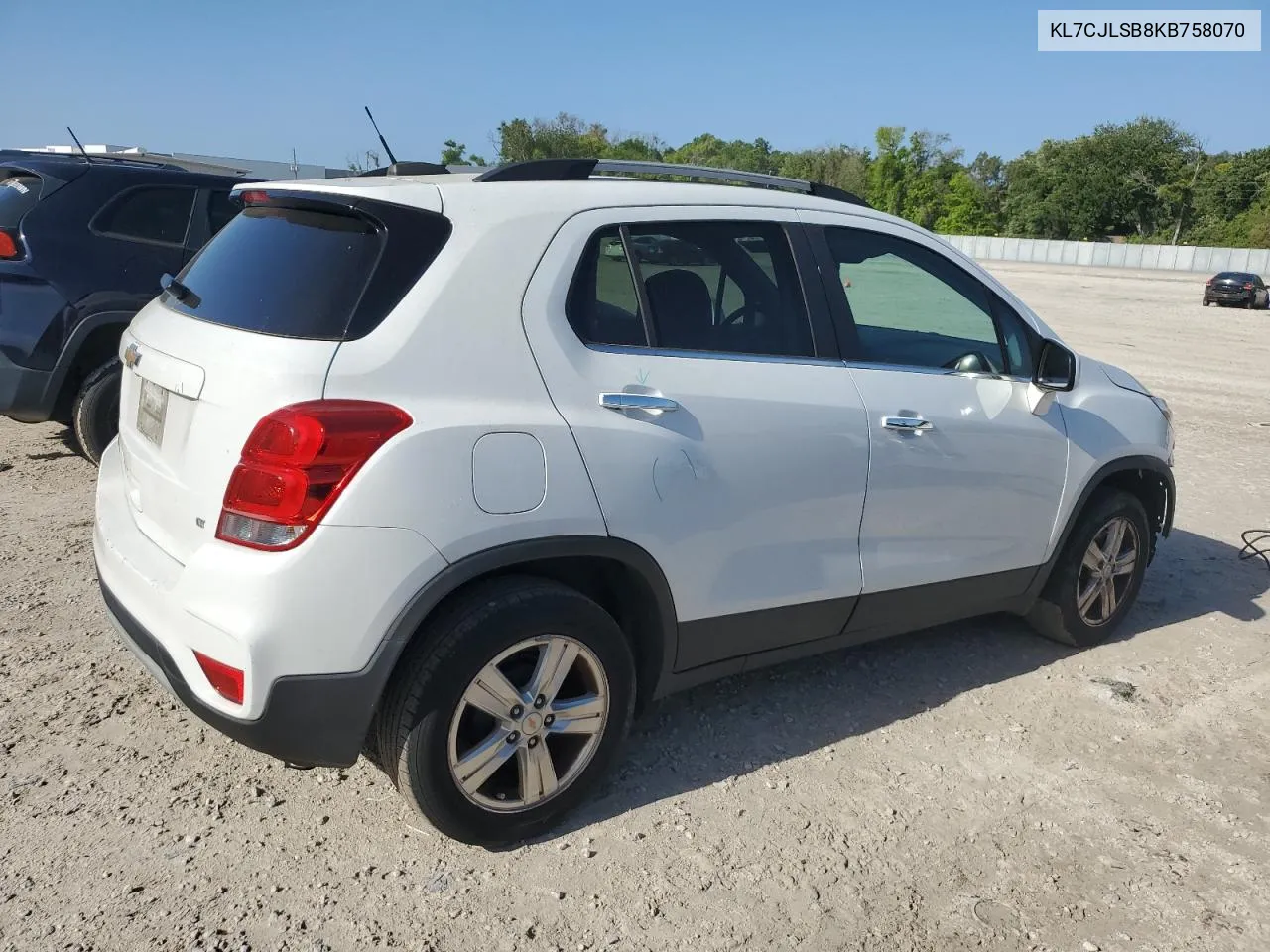 2019 Chevrolet Trax 1Lt VIN: KL7CJLSB8KB758070 Lot: 47620764