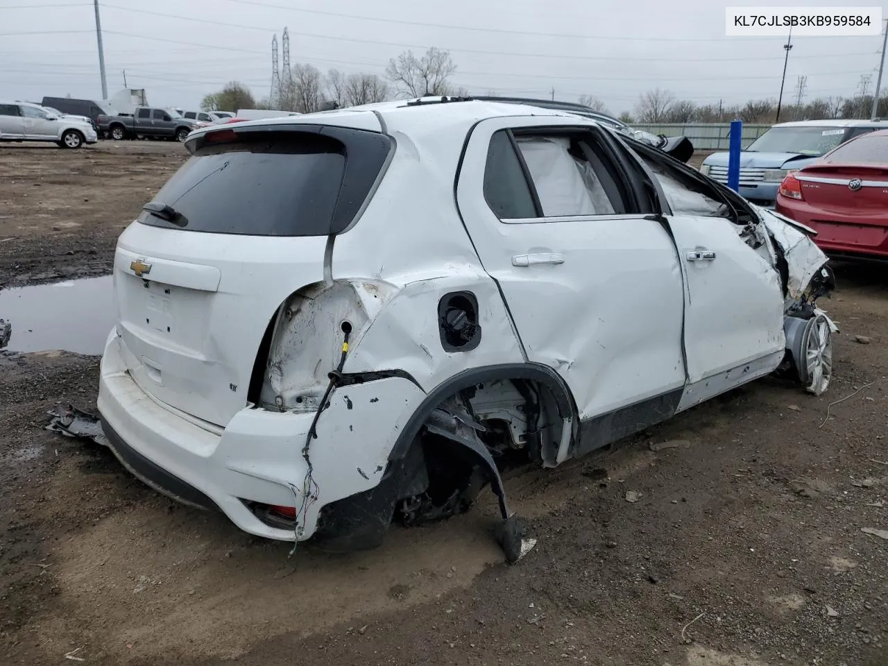 2019 Chevrolet Trax 1Lt VIN: KL7CJLSB3KB959584 Lot: 48764793