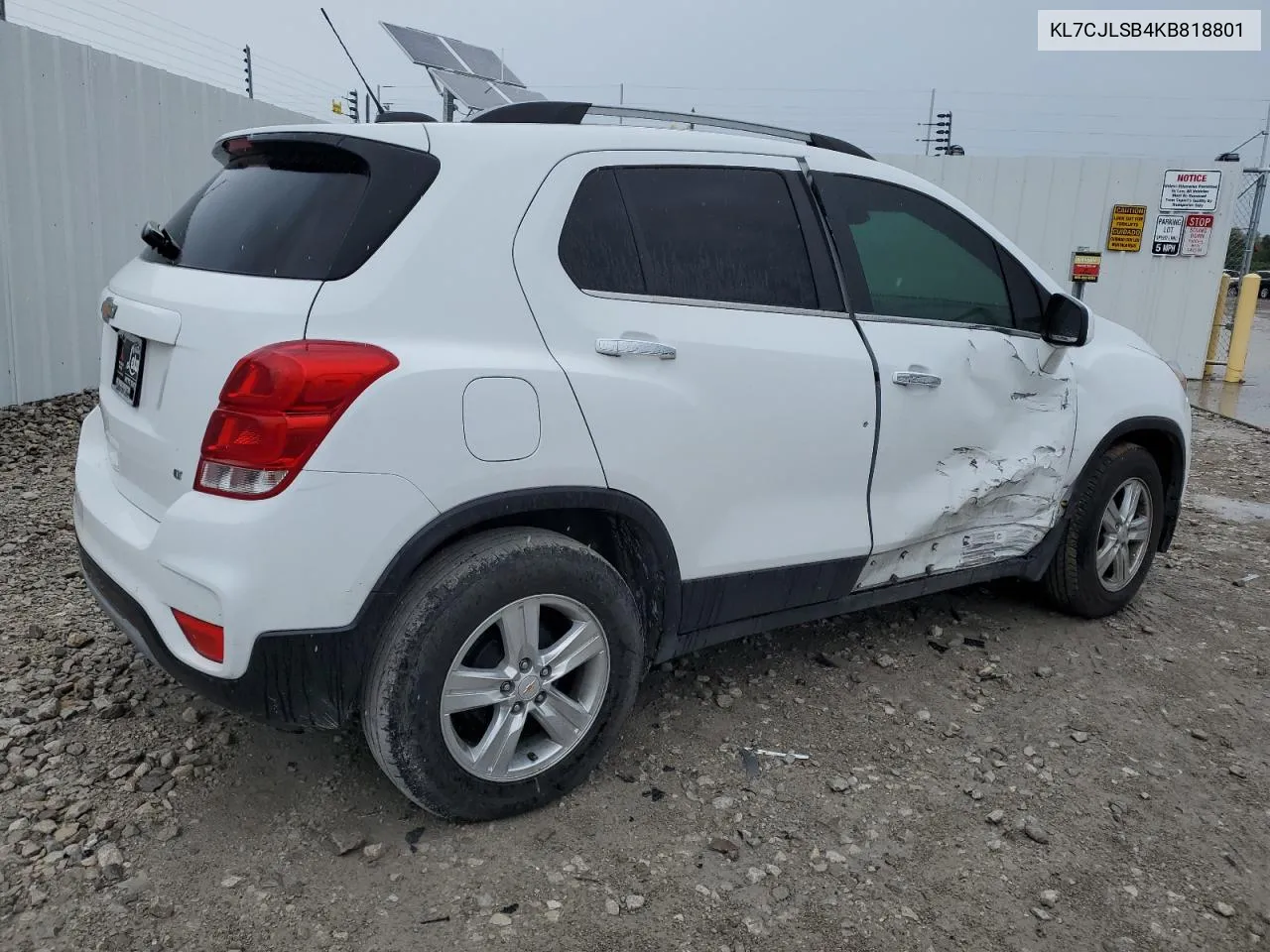 2019 Chevrolet Trax 1Lt VIN: KL7CJLSB4KB818801 Lot: 52355364