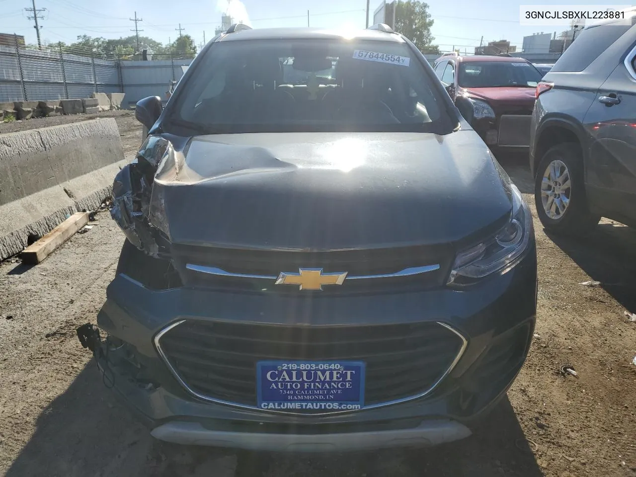 2019 Chevrolet Trax 1Lt VIN: 3GNCJLSBXKL223881 Lot: 57844554