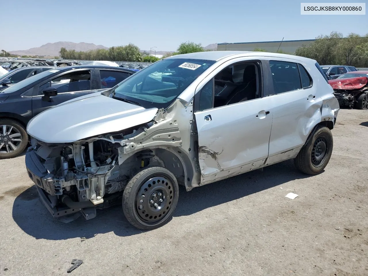 2019 Chevrolet Trax Ls VIN: LSGCJKSB8KY000860 Lot: 58268554